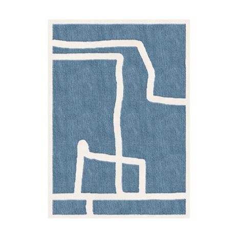 Layered Gotland Klint villamatto Cornflower blue 180x270 cm