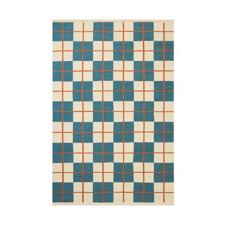 Chhatwal & Jonsson Haveli Villamatto 180x270 Cm Heaven Blue / - Sileäksi kudotut matot Uuden-seelannin Villa Rust - DH392250-25