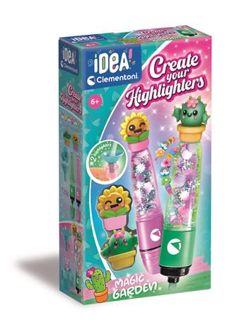 Clementoni Create Your Highlighters Magic Garden (Pack By 2)
