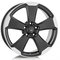 Aluett 87 Graphite-Grey Matt 7x16 5/114 ET38 B70.4 – kuva 1
