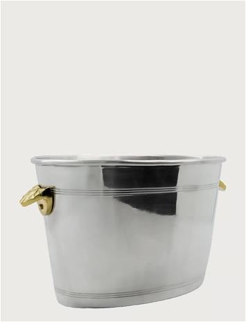 House Doctor - Wine Cooler - Antique Silver Finish