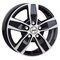 AUTEC Quantro Black Polished 6x15 5/118 ET60 B71.1 – kuva 1