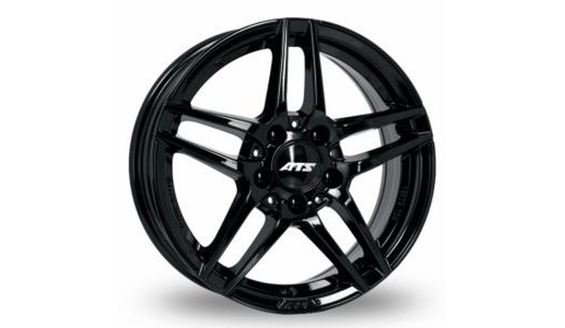 ATS Mizar Gloss Black 7x17 5/112 ET48 B66.5 – kuva 1/2