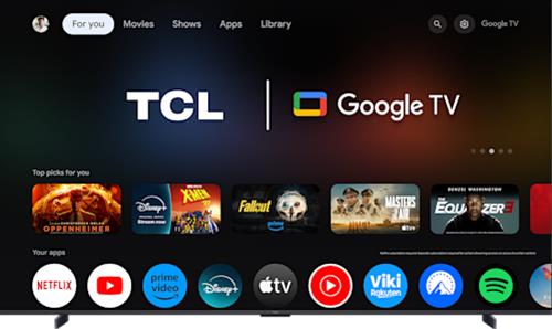TCL 98T8C tv 2,49 m (98") 4K Ultra HD Älytelevisio Wi-Fi Musta 98T8C