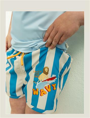 That's Mine Lai Uimashortsit, Block Stripe Blue, 98