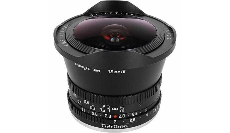 TTArtisan APS-C 7.5mm F2 Fisheye A31B