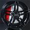 Monaco GP1 Gloss Black 8x19 5/112 ET35 B66.5 – kuva 2