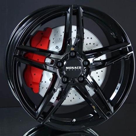 Monaco GP1 Gloss Black 8x19 5/112 ET35 B66.5