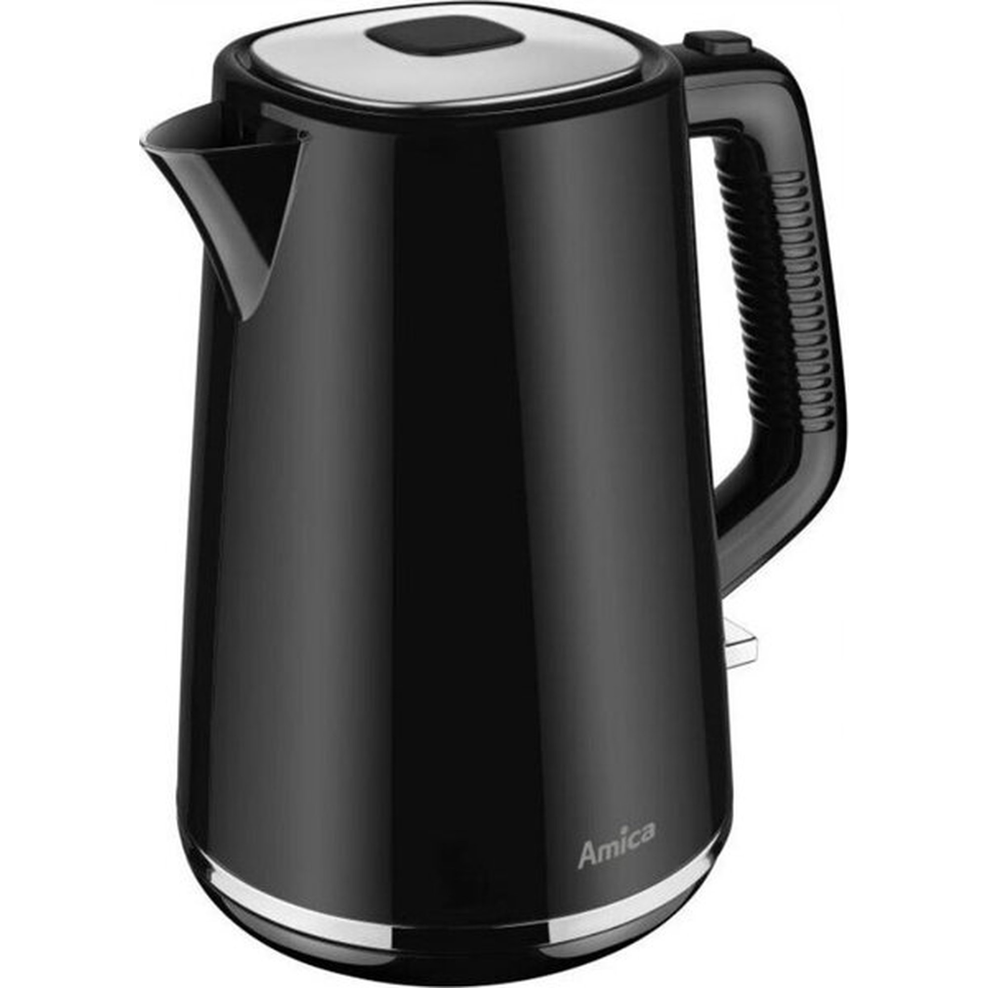 Sähkövedenkeitin Amica Kf 3040, 2200 W, 1,7 l, musta