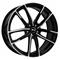 Brock B38 Black Full Polish 8x19 5/112 ET35 B66.6 – kuva 1