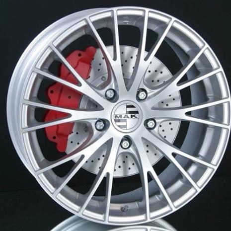MAK Rennen Silver 8x19 5/112 ET21 B66.5 – kuva 2/2