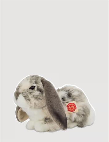 Teddy Hermann - Lying Rabbit grey-white 30 cm (937975) – kuva 2/3