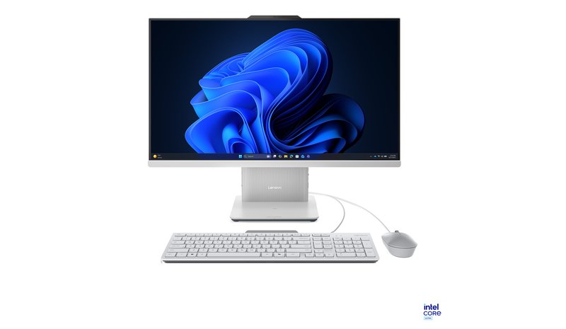 Lenovo IdeaCentre AIO 27ILL11 Intel Core Ultra 7 256V 68,6 cm (27") 1920 x 1080 pikseliä All-in-one PC 16 GB LPDDR5x-SDRAM 512 GB SSD Windows 11 Home Wi-Fi 6 (802.11ax) Harmaa F0JW0
