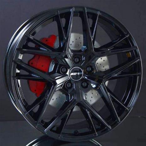 GMP Lunica Shiny Black 7.5x18 5/114.3 ET45 B73.1