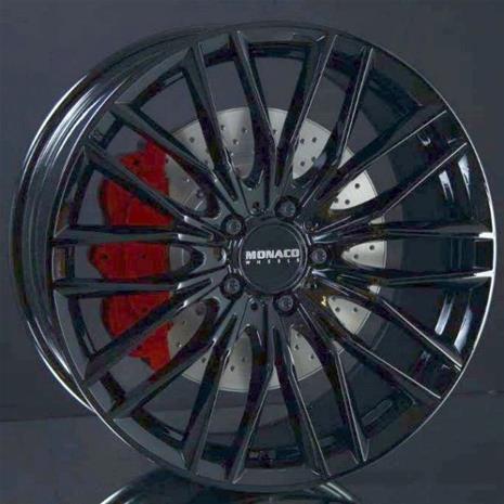 Monaco GP2 Gloss Black 8x18 5/112 ET30 B66.5