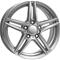Rial M10 Polar Silver 7.5x18 5/112 ET49 B66.6 – kuva 1