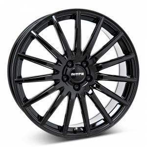 Nitro Sting FF Gloss Black 7x18 5/108 ET38 B65.1 – kuva 1/2