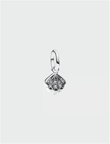 Pandora Sparkling Shell Mini Dangle Charm hela 793855C01