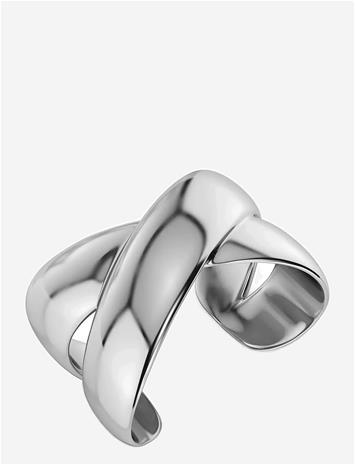 Edblad Alexa Bangle Steel - Silver - L