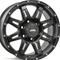 Inter Action Grabber Matt Black 8x17 6/139 ET40 B67.1 – kuva 1