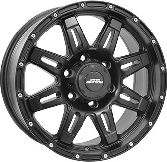 Inter Action Grabber Matt Black 8x17 6/139 ET40 B67.1