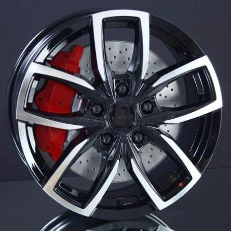 Image Vector Black Polished 7x17 5/120 ET55 B65.1