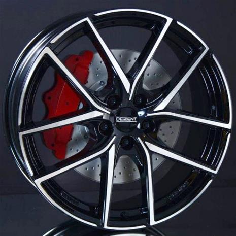 Dezent TO Black polished 7x17 5/114.3 ET50 B67.1 – kuva 2/2