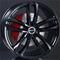 GMP Atom Glossy Black 7.5x17 5/112 ET28 B66.6 – kuva 2