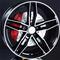 Monaco RR8M Gloss Black Polished 7.5x17 5/100 ET35 B57.1 – kuva 2