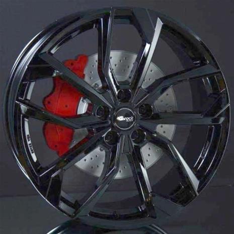 Brock RC34 Shiny Black 6.5x17 4/100 ET49 B54.1