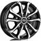 MSW 48 Van Black Polished 6.5x16 5/118 ET55 B71.1 – kuva 1