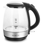 Emerio WK-125145 vedenkeitin 1,2 L 2200 W Musta, Hopea, Läpinäkyvä WK-12