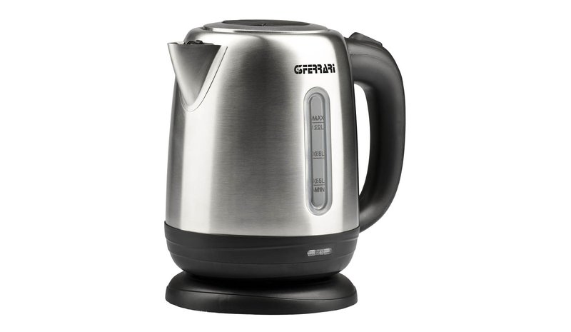 G3 Ferrari Idra vedenkeitin 1,2 L 1630 W Musta, Ruostumaton teräs G1009 – kuva 1/2