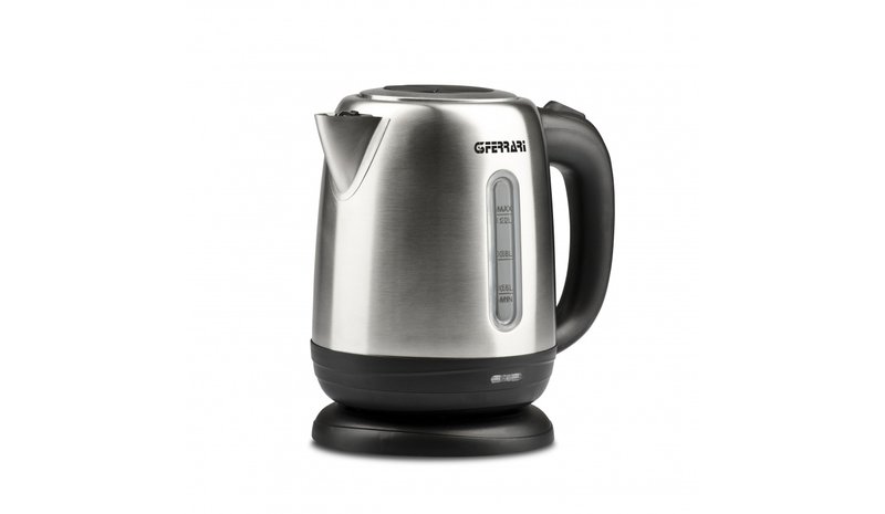 G3 Ferrari Idra vedenkeitin 1,2 L 1630 W Musta, Ruostumaton teräs G1009 – kuva 2/2
