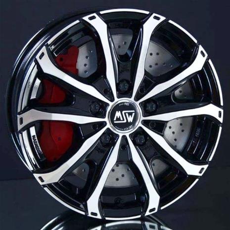 MSW 48 Van Black Polished 7x16 5/108 ET46 B65.1