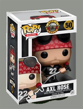 Guns N' Roses - Axel Rose Rocks! (Chase Edition möglich) Vinyl Figur 397 - Funko Pop! -figuuri - Unisex - Monivärinen
