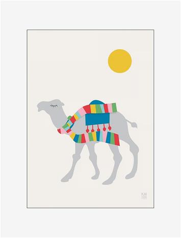 Poster & Frame Poster & Frame Dromedary - Multi/patterned - A3