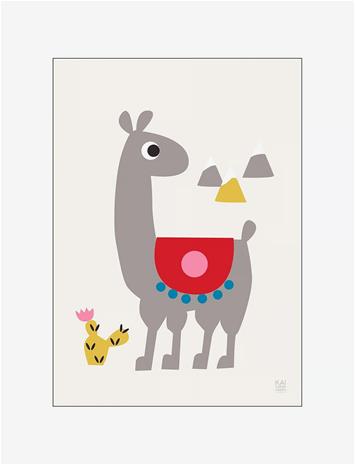 Poster & Frame Poster & Frame Alpaca - Multi/patterned - A3