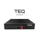 Teqcycle Lenovo ThinkCentre M720q Intel® Core™ i5 i5-8400T 16 GB DDR4-SDRAM 256 GB SSD Windows 11 Pro Mini PC Musta TLM72