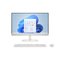 HP All-in-One 24-cr0864no AMD Ryzen™ 5 7520U 60,5 cm (23.8") 1920 x 1080 pikseliä All-in-one PC 8 GB LPDDR5-SDRAM 512 GB SSD Windows 11 Home Wi-Fi 6 (802.11ax) Valkoinen BR0C5 – kuva 2