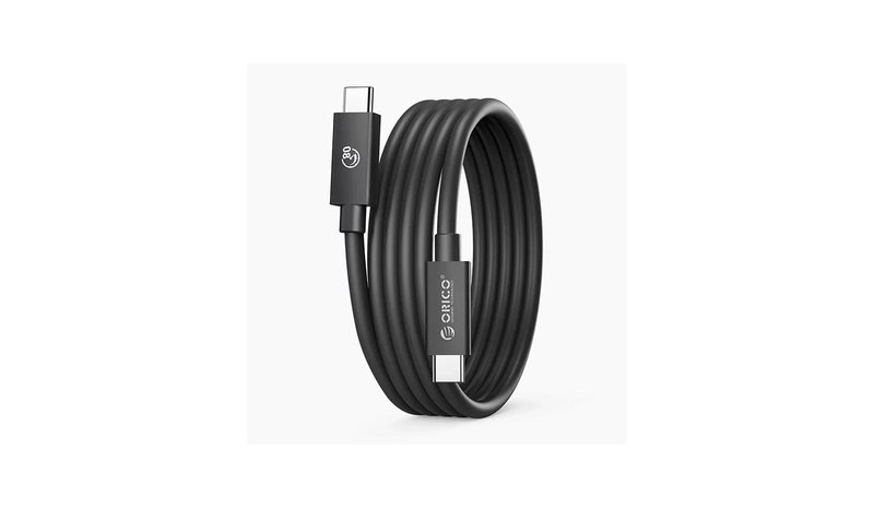 ORICO USB4 Thunderbolt5 Cable 80Gbps 240W USB-C to USB-C 2m - Black