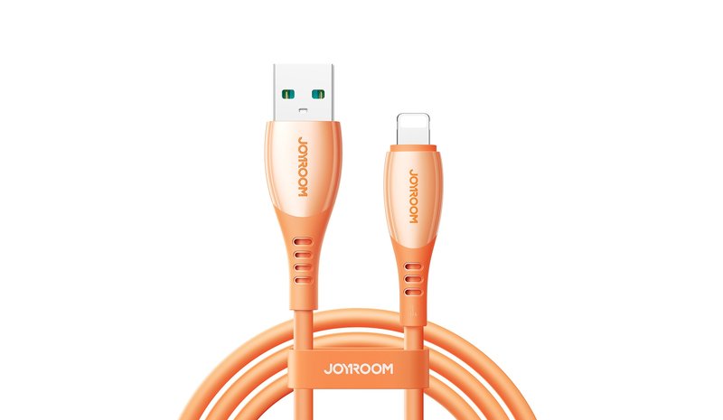 Joyroom S-A59 Vibrant Series 3A USB-A - Lightning cable 1.2m - orange – kuva 2/3