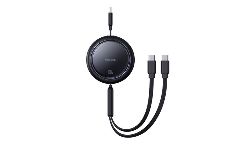 Baseus Bright Mirror USB-C 2W1 Cable C+C 100W – kuva 2/5