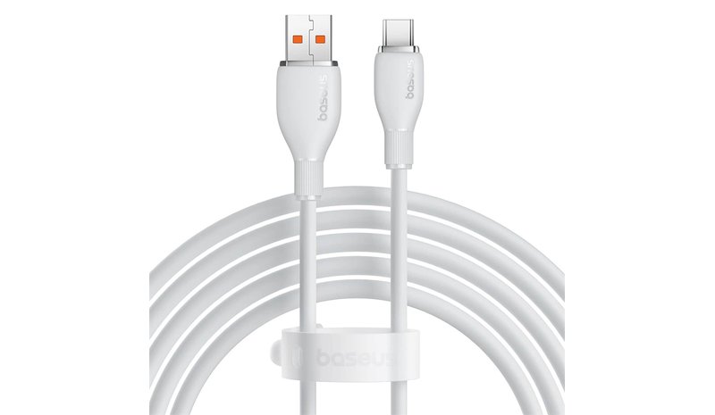 Baseus Pudding 100W USB-A - USB-C Cable 1.2m - White
