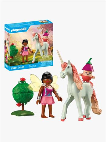Playmobil - Collectible Unicorn: Sky Rose with Fairy (71841)