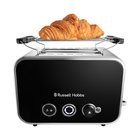 Russell Hobbs 26430-56 leivänpaahdin 6 2 viipale(i)ta 1600 W Musta, Ruostumaton teräs 26430