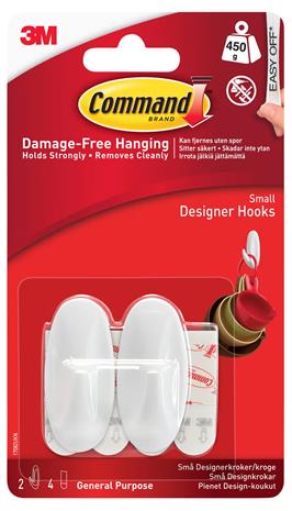 3M Command Designer Hooks Small
