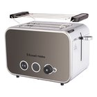 Russell Hobbs Distinctions Titanium Toaster 6 2 viipale(i)ta 1600 W Ruostumaton teräs, Titaani 26432