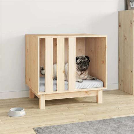 vidaXL Koirankoppi 70x50x62 cm täysi mänty