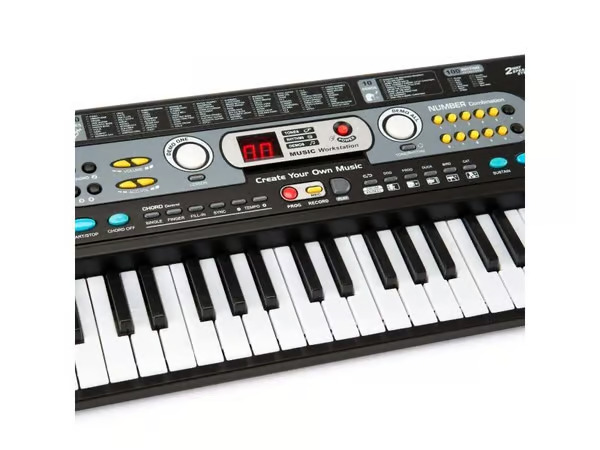 Music Mu Keyboard 54 Keys - Black - ONE SIZE